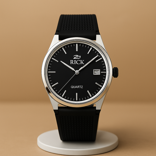 RICK Classic Silver Dial Quartz Watch