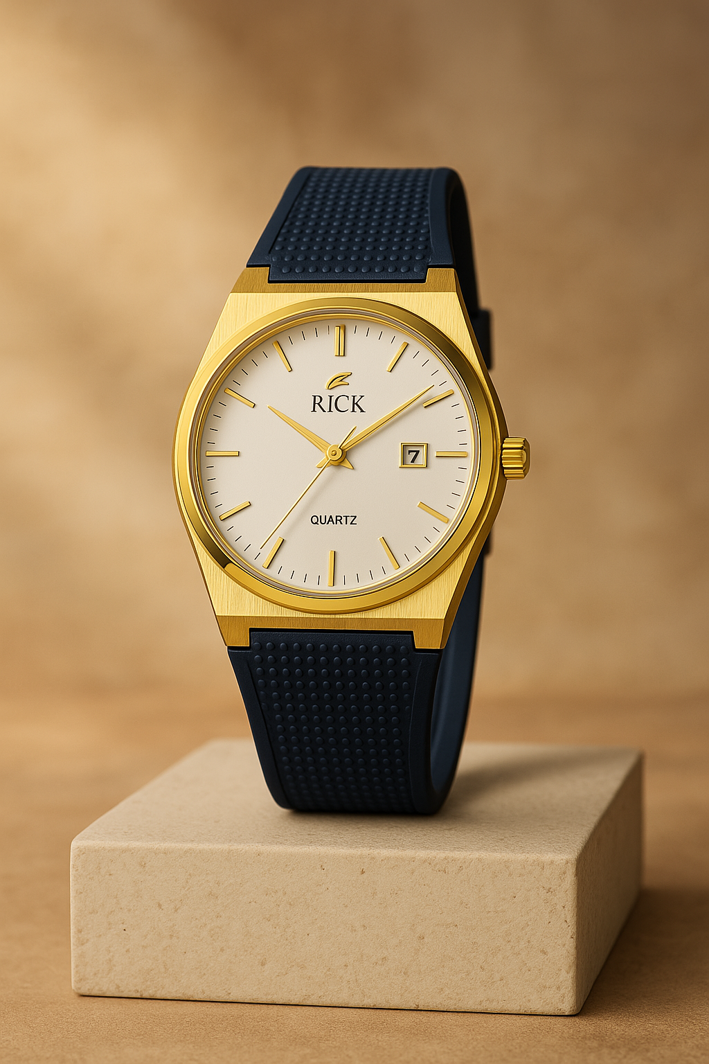 RICK Classic Silver Dial Quartz Watch