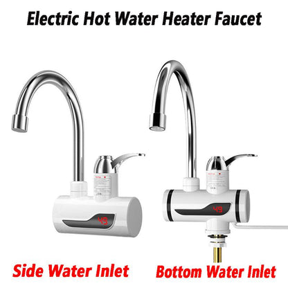 Instant Electric Water Heater Faucet with Digital Temperature Display