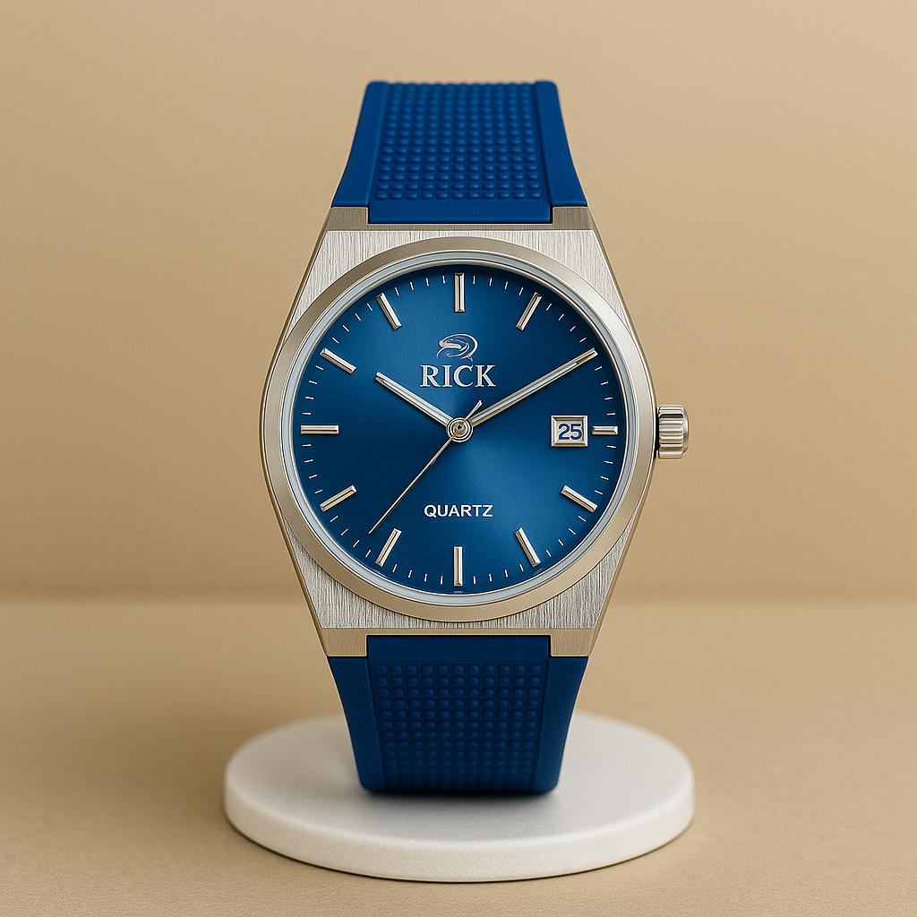 RICK Classic Silver Dial Quartz Watch